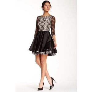 Alice and Olivia Katelin Silk Layer Dress